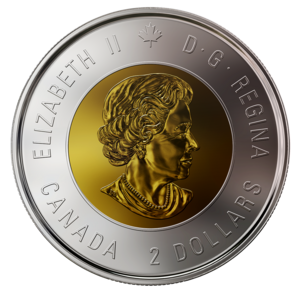 2018 Toonie - Armistice - Coloured obverse